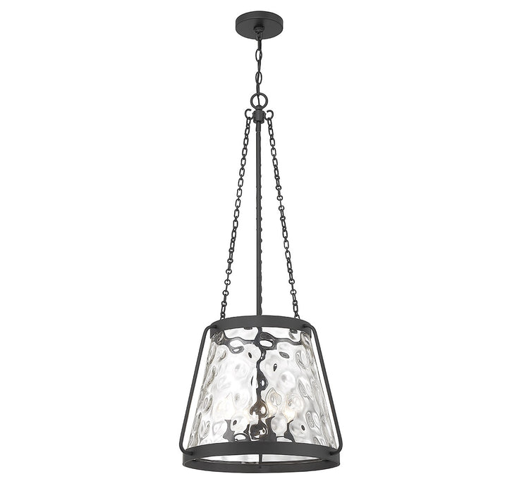 Savoy House 7-1804-4-89 Four Light Pendant, Matte Black