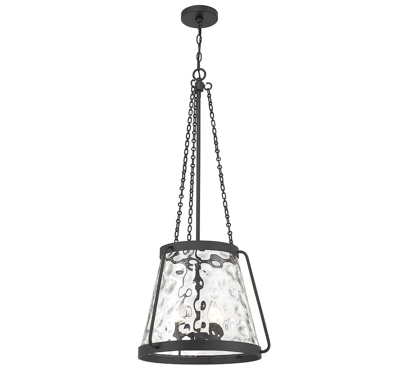 Savoy House 7-1804-4-89 Four Light Pendant, Matte Black