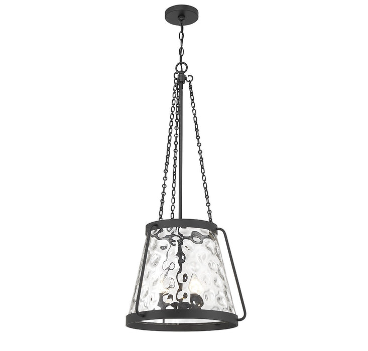 Savoy House 7-1804-4-89 Four Light Pendant, Matte Black