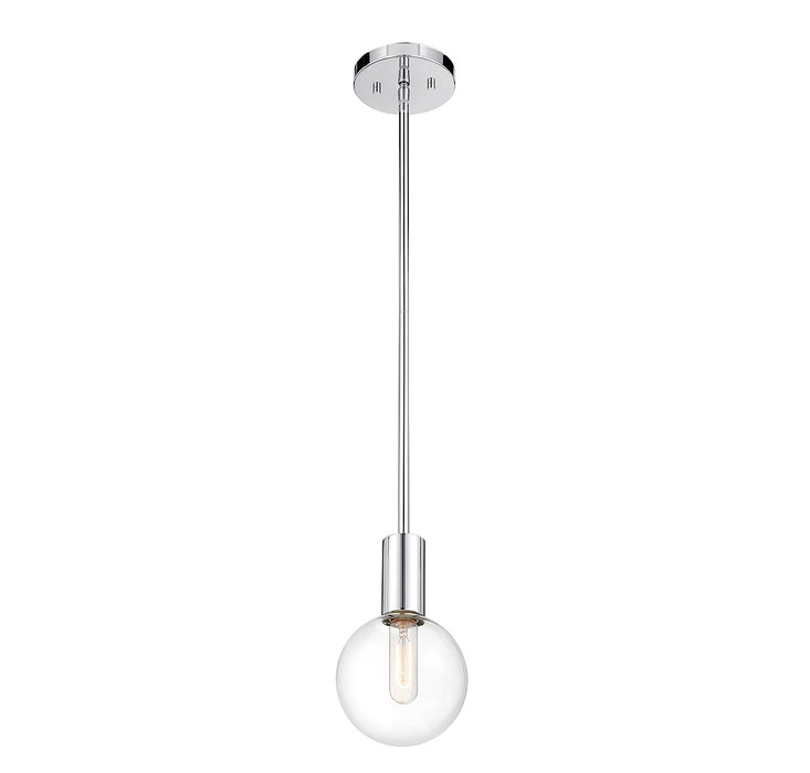 Savoy House 7-3075-1-11 One Light Mini Pendant, Chrome
