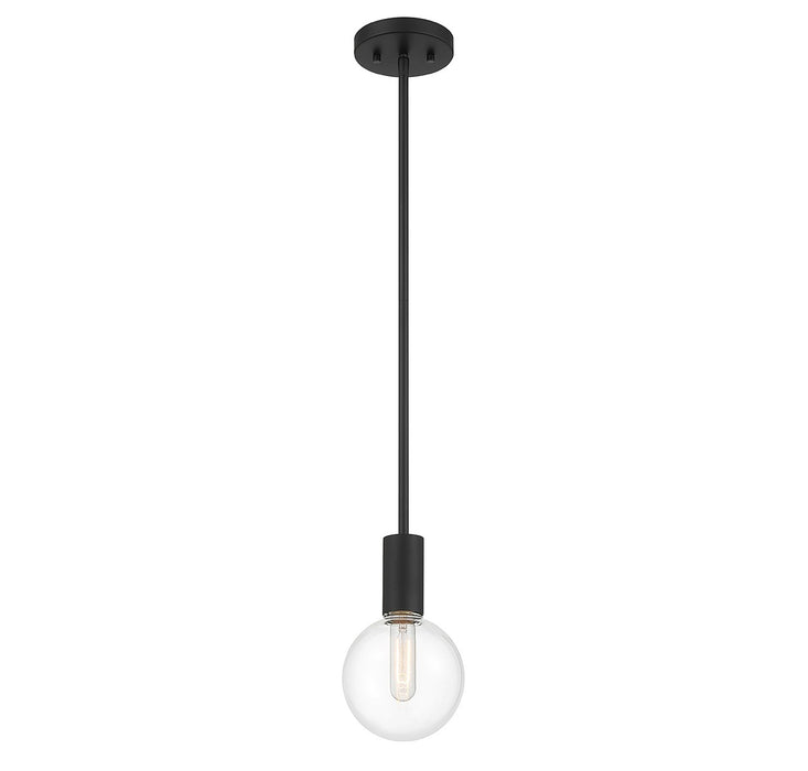 Savoy House 7-3075-1-89 One Light Mini Pendant, Matte Black