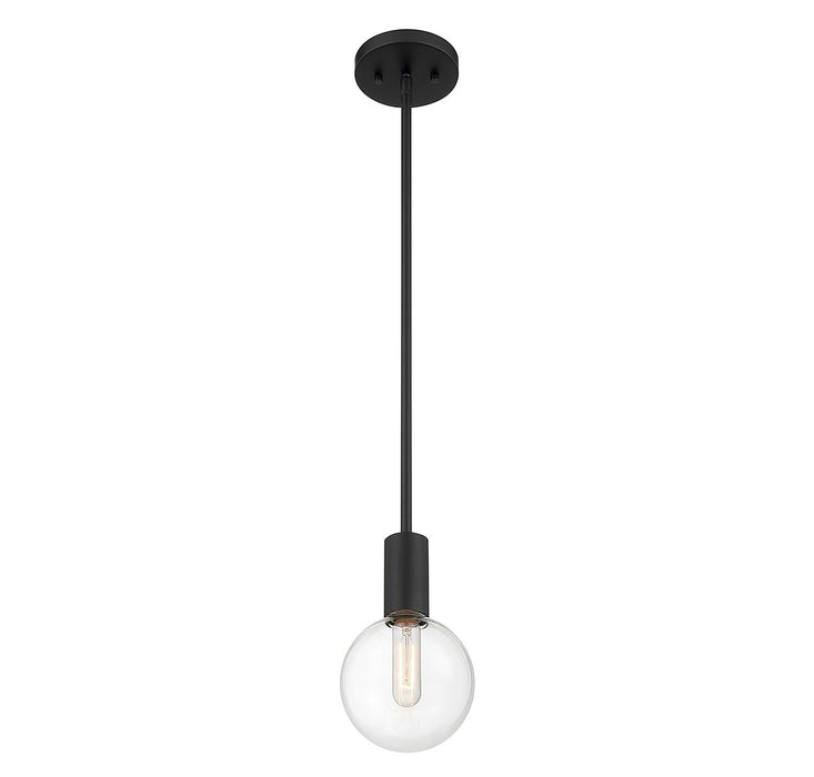 Savoy House 7-3075-1-89 One Light Mini Pendant, Matte Black
