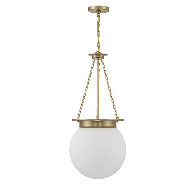 Savoy House 7-3901-3-322 Three Light Pendant, Warm Brass