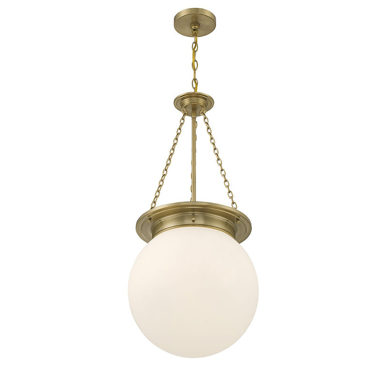 Savoy House 7-3901-3-322 Three Light Pendant, Warm Brass