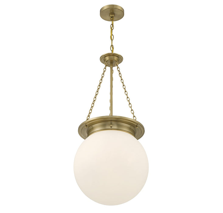 Savoy House 7-3901-3-322 Three Light Pendant, Warm Brass