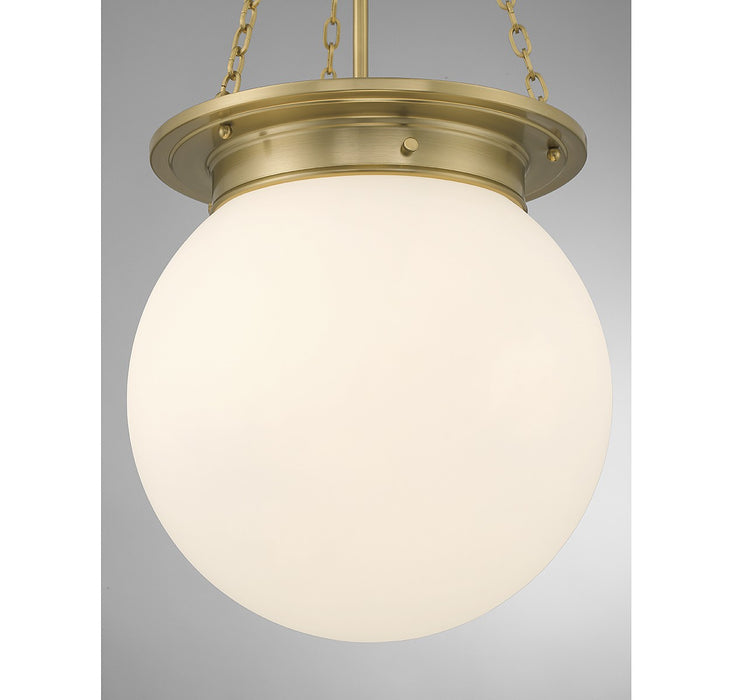 Savoy House 7-3901-3-322 Three Light Pendant, Warm Brass