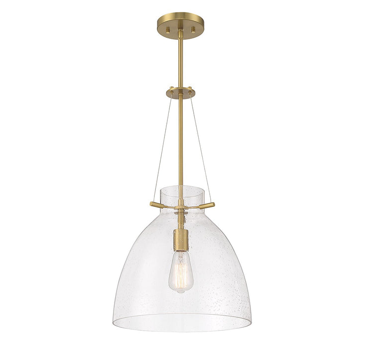 Savoy House 7-7006-1-322 One Light Pendant, Warm Brass