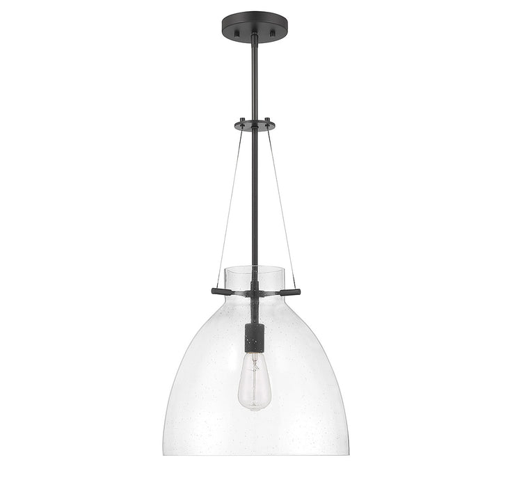Savoy House 7-7006-1-89 One Light Pendant, Matte Black