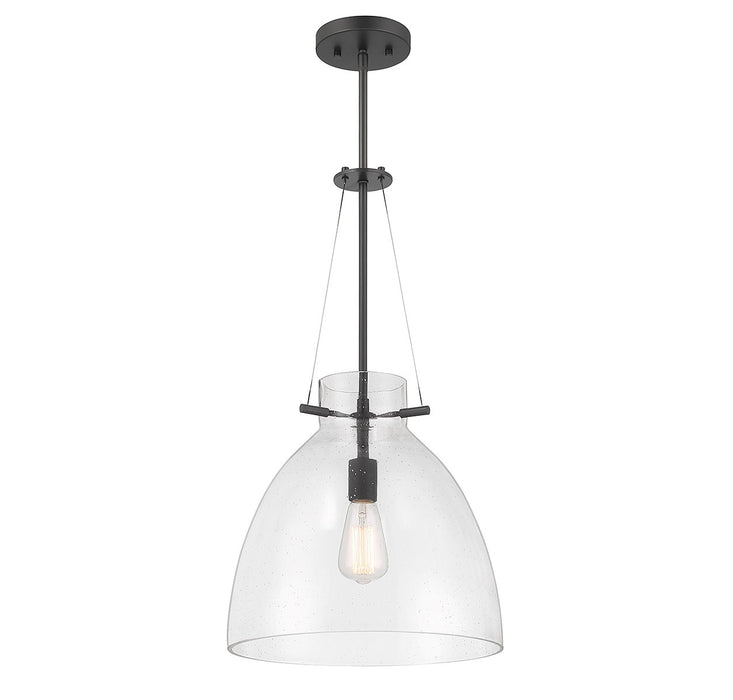 Savoy House 7-7006-1-89 One Light Pendant, Matte Black