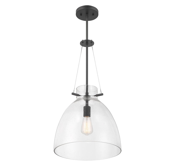 Savoy House 7-7006-1-89 One Light Pendant, Matte Black