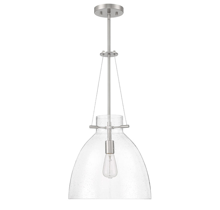 Savoy House 7-7006-1-SN One Light Pendant, Satin Nickel