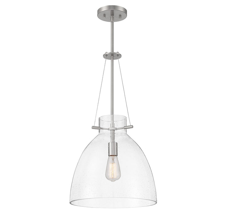 Savoy House 7-7006-1-SN One Light Pendant, Satin Nickel