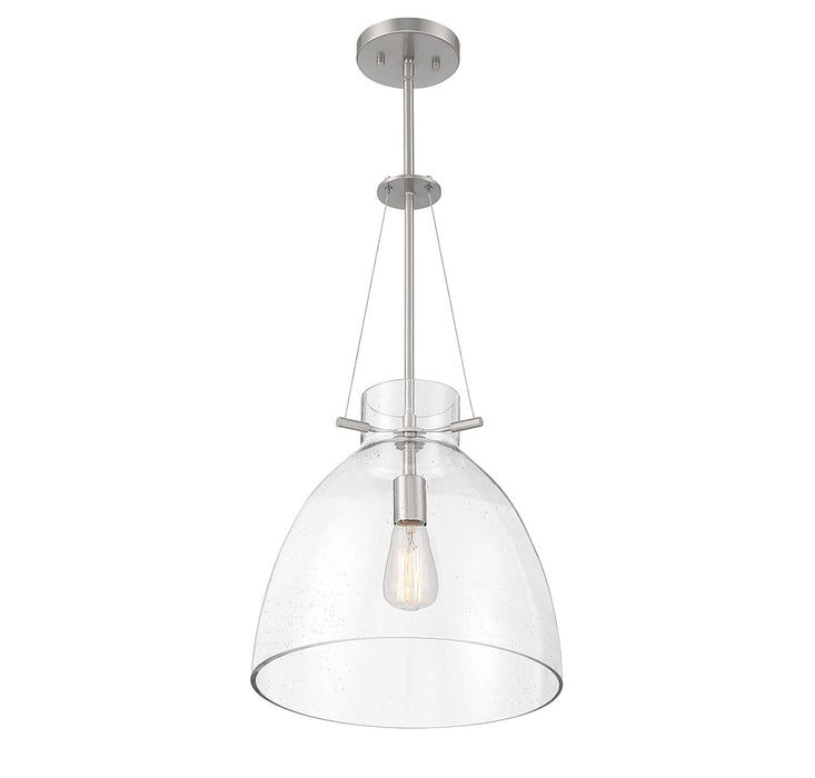 Savoy House 7-7006-1-SN One Light Pendant, Satin Nickel