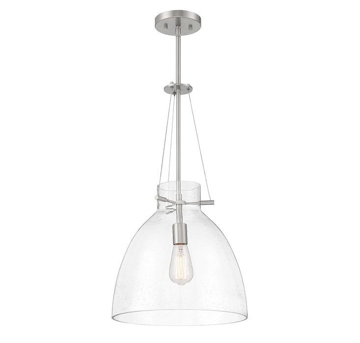 Savoy House 7-7006-1-SN One Light Pendant, Satin Nickel