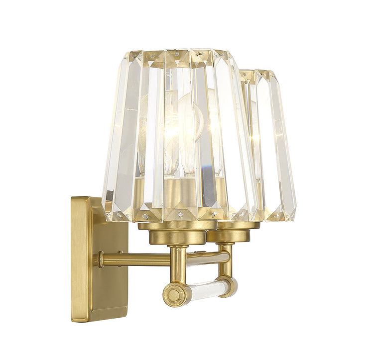 Savoy House 8-6001-2-322 Two Light Bathroom Vanity, Warm Brass
