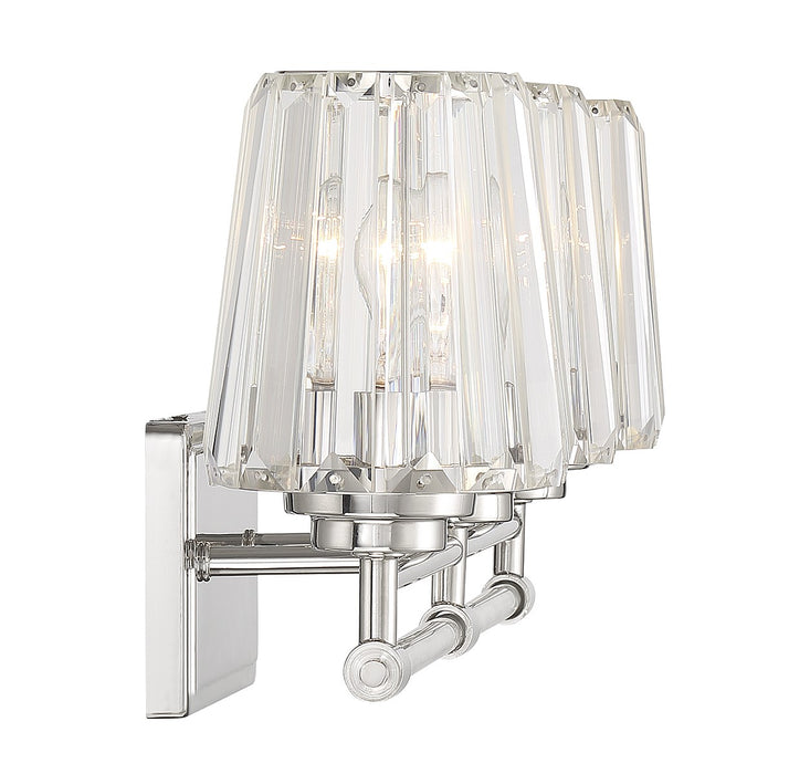 Savoy House 8-6001-3-109 Three Light Bathroom Vanity, Polished Nickel