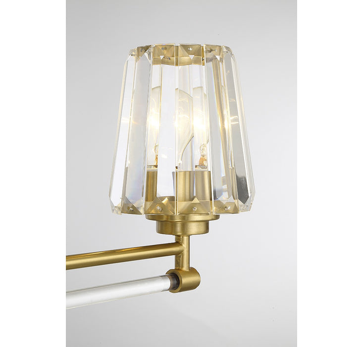 Savoy House 8-6001-3-322 Three Light Bathroom Vanity, Warm Brass