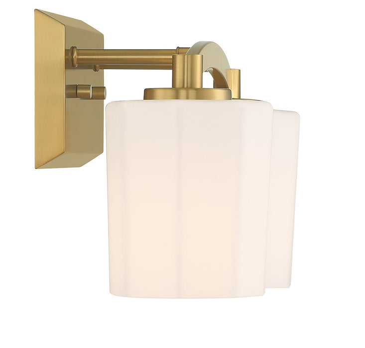 Savoy House 8-7710-2-322 Two Light Bathroom Vanity, Warm Brass