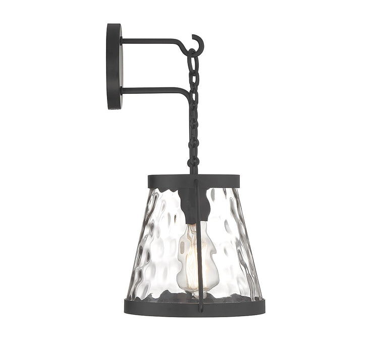 Savoy House 9-1801-1-89 One Light Wall Sconce, Matte Black