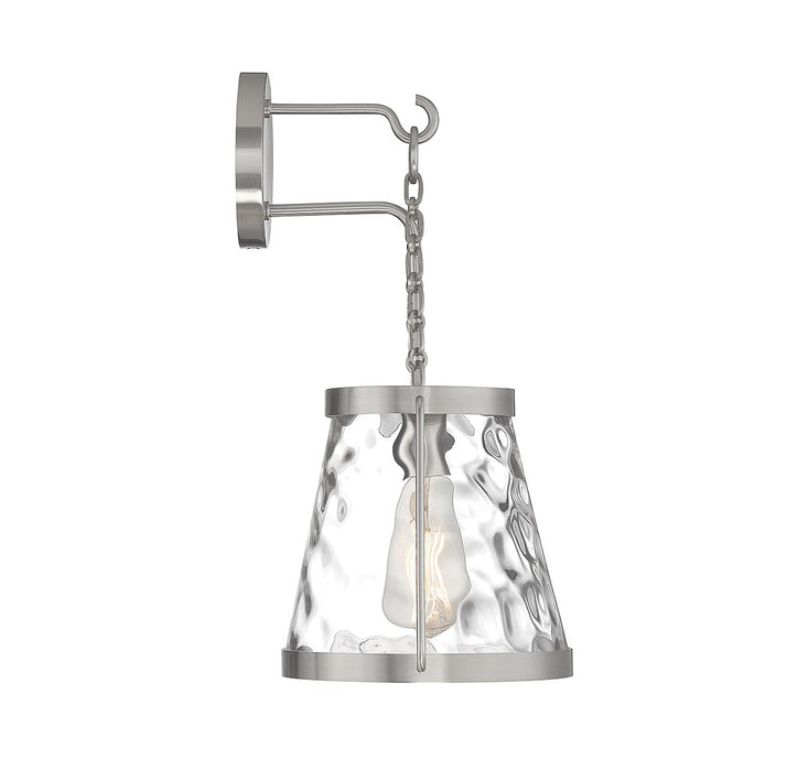 Savoy House 9-1801-1-SN One Light Wall Sconce, Satin Nickel