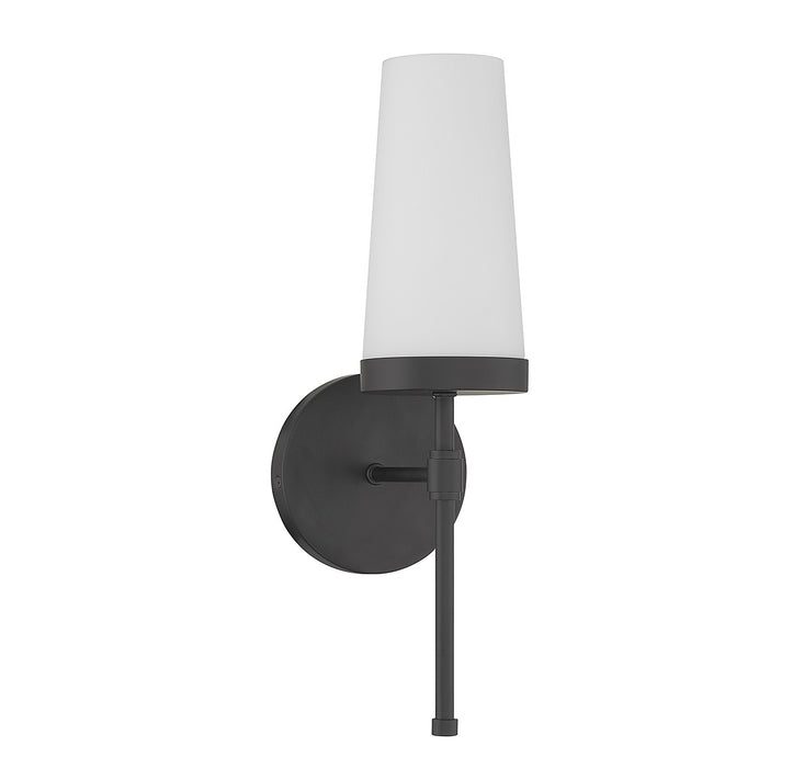 Savoy House 9-2801-1-89 One Light Wall Sconce, Matte Black