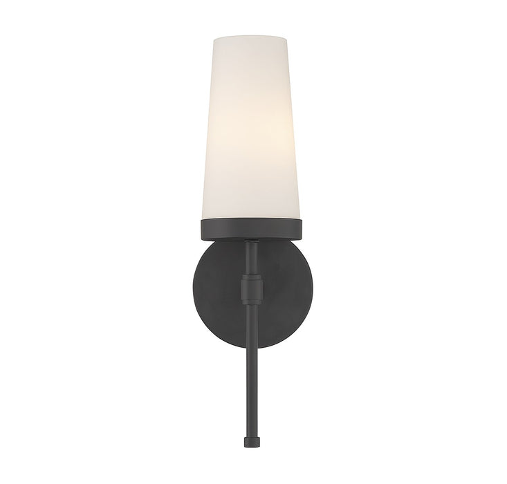 Savoy House 9-2801-1-89 One Light Wall Sconce, Matte Black