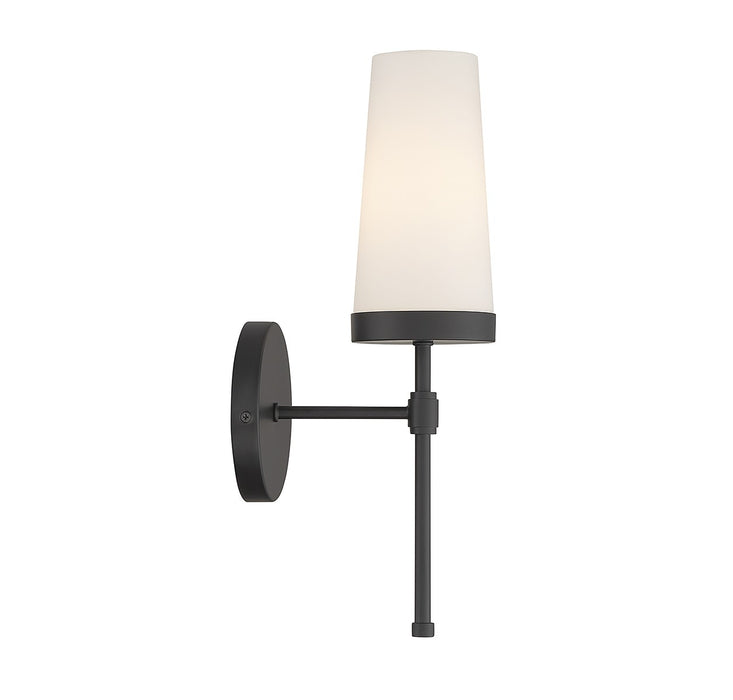 Savoy House 9-2801-1-89 One Light Wall Sconce, Matte Black