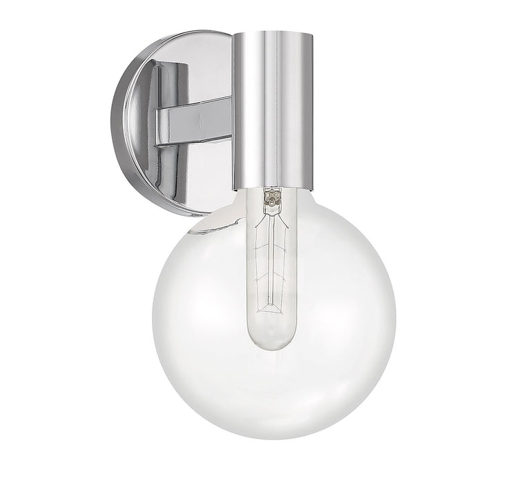 Savoy House 9-3076-1-11 One Light Wall Sconce, Chrome