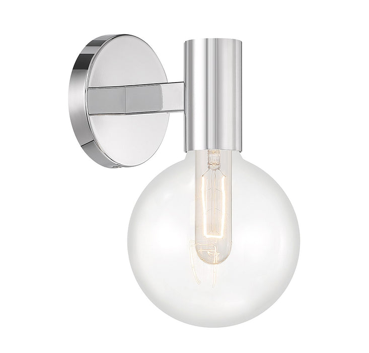 Savoy House 9-3076-1-11 One Light Wall Sconce, Chrome
