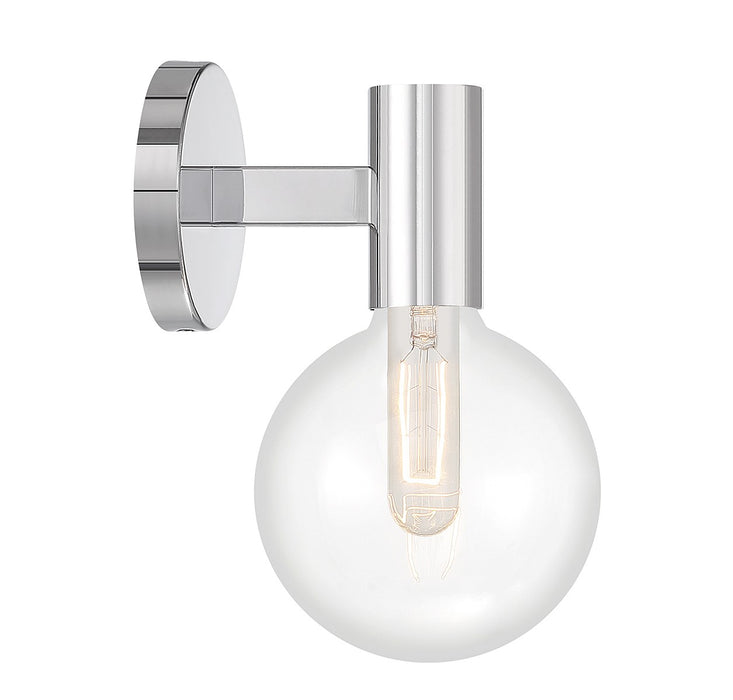 Savoy House 9-3076-1-11 One Light Wall Sconce, Chrome