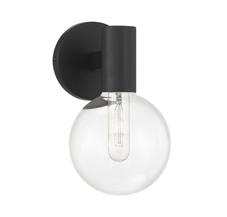 Savoy House 9-3076-1-89 One Light Wall Sconce, Matte Black
