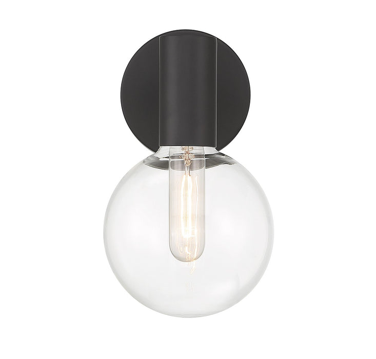 Savoy House 9-3076-1-89 One Light Wall Sconce, Matte Black