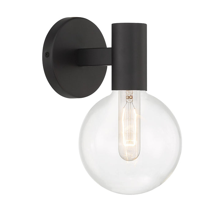 Savoy House 9-3076-1-89 One Light Wall Sconce, Matte Black