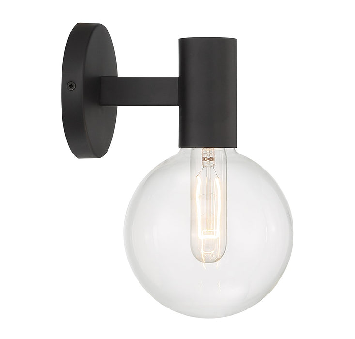 Savoy House 9-3076-1-89 One Light Wall Sconce, Matte Black