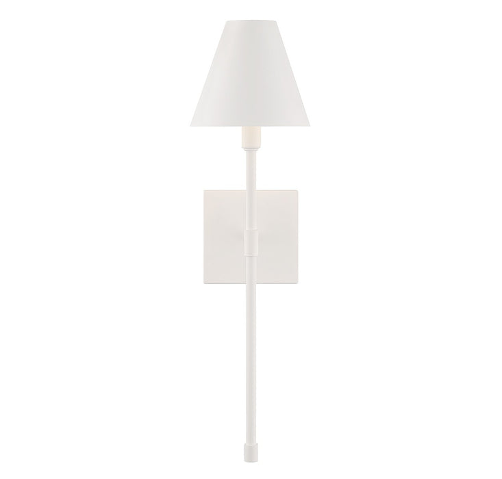 Savoy House 9-5201-1-83 One Light Wall Sconce, Bisque White