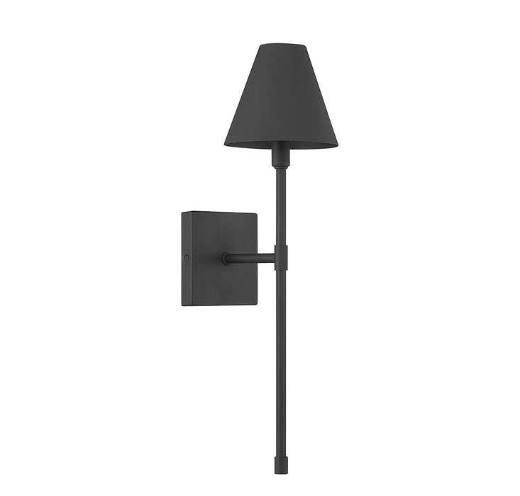 Savoy House 9-5201-1-89 One Light Wall Sconce, Matte Black