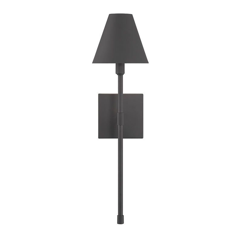 Savoy House 9-5201-1-89 One Light Wall Sconce, Matte Black