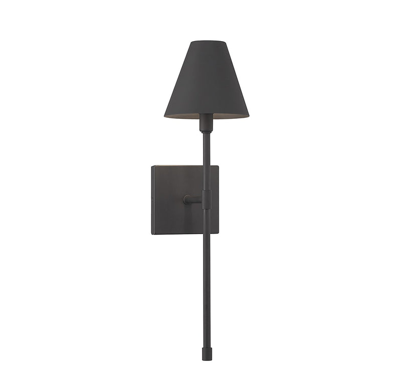 Savoy House 9-5201-1-89 One Light Wall Sconce, Matte Black