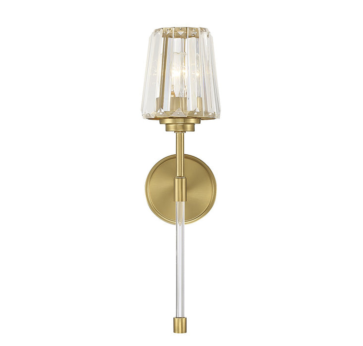 Savoy House 9-6001-1-322 One Light Wall Sconce, Warm Brass