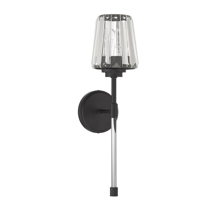 Savoy House 9-6001-1-89 One Light Wall Sconce, Matte Black