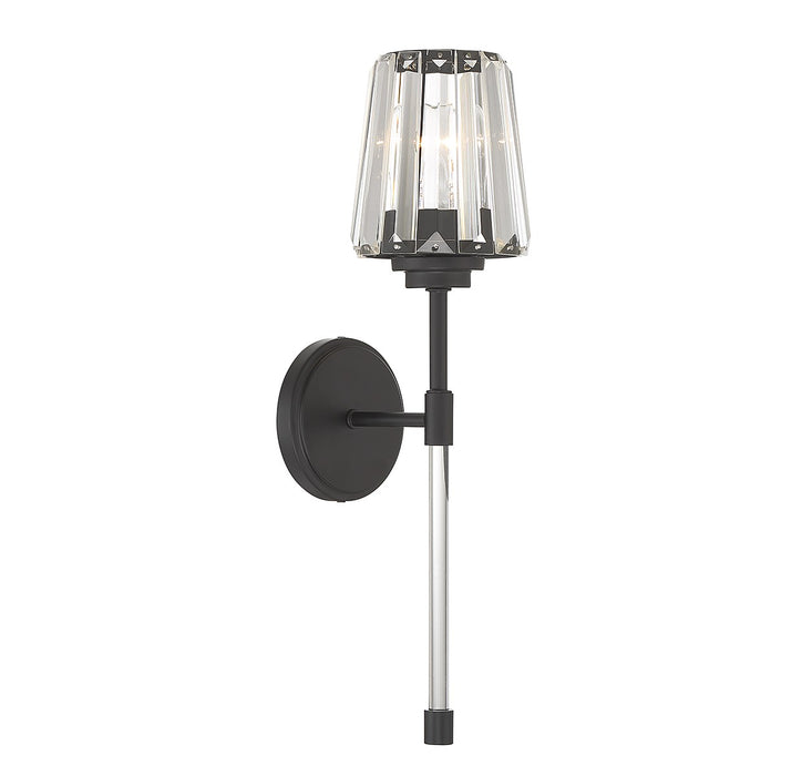 Savoy House 9-6001-1-89 One Light Wall Sconce, Matte Black