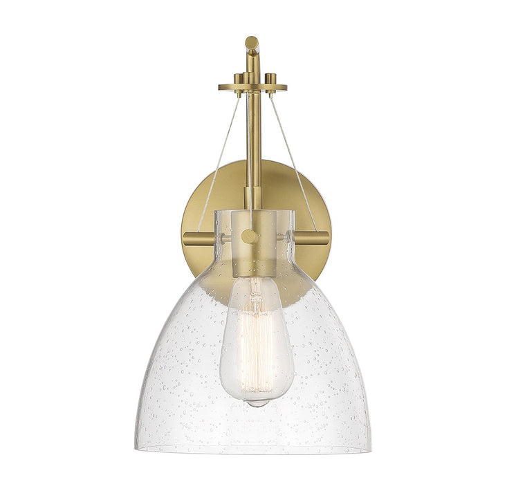 Savoy House 9-7005-1-322 One Light Wall Sconce, Warm Brass