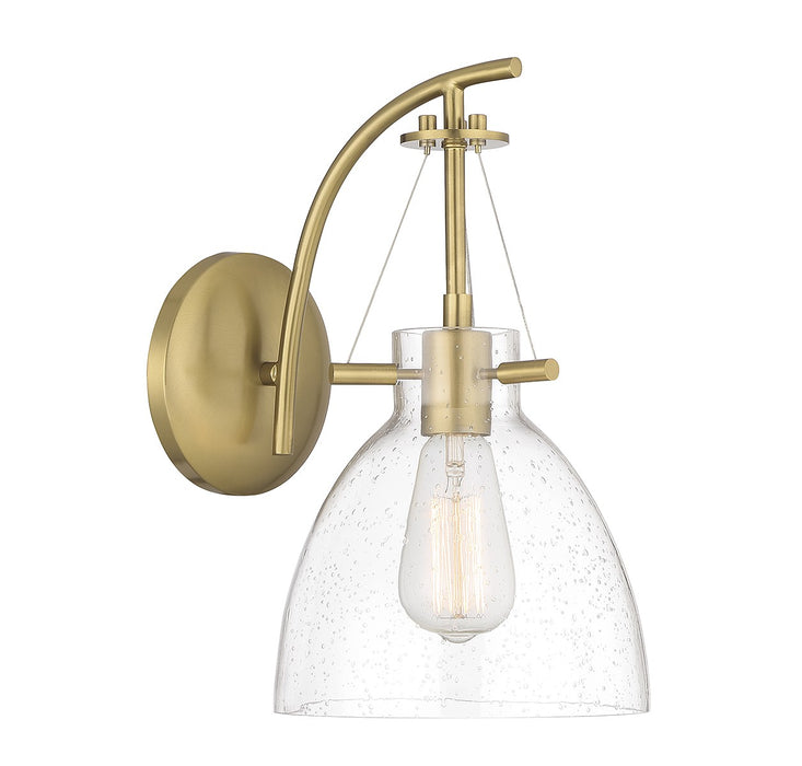 Savoy House 9-7005-1-322 One Light Wall Sconce, Warm Brass
