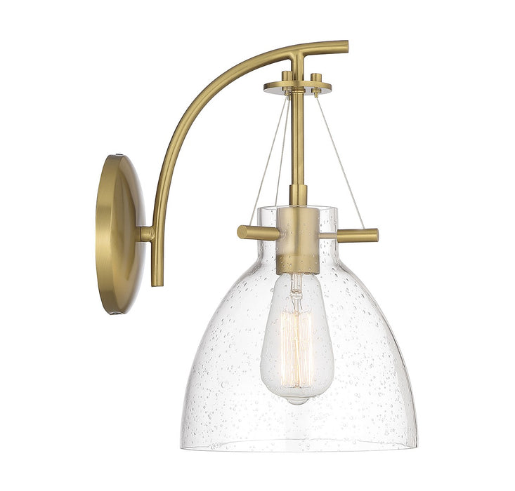 Savoy House 9-7005-1-322 One Light Wall Sconce, Warm Brass