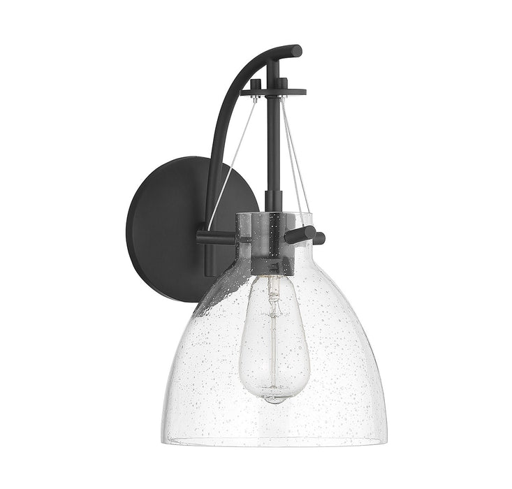 Savoy House 9-7005-1-89 One Light Wall Sconce, Matte Black