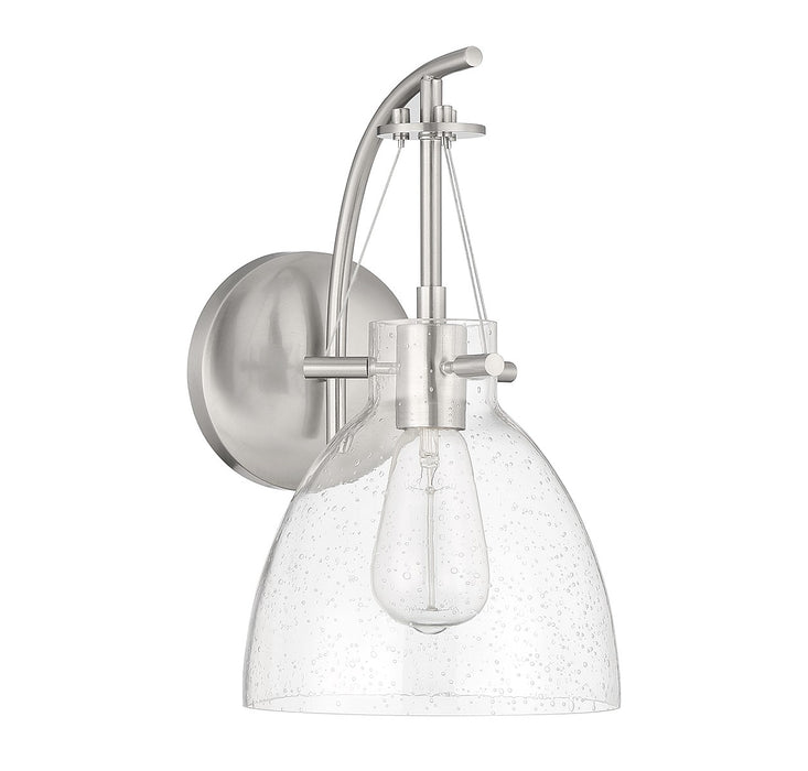 Savoy House 9-7005-1-SN One Light Wall Sconce, Satin Nickel