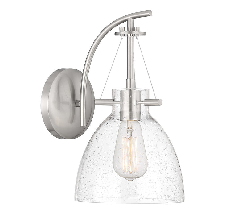 Savoy House 9-7005-1-SN One Light Wall Sconce, Satin Nickel