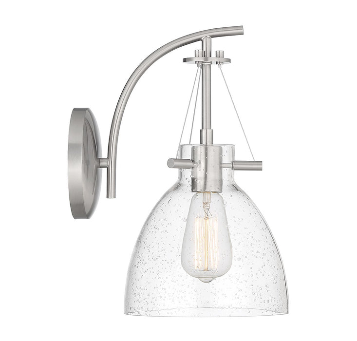 Savoy House 9-7005-1-SN One Light Wall Sconce, Satin Nickel