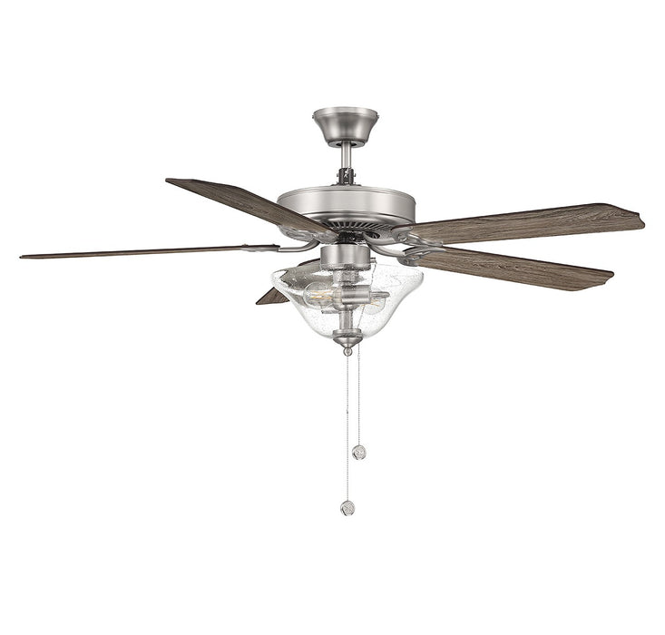 Meridian M2019BNRV 52" Ceiling Fan, Brushed Nickel