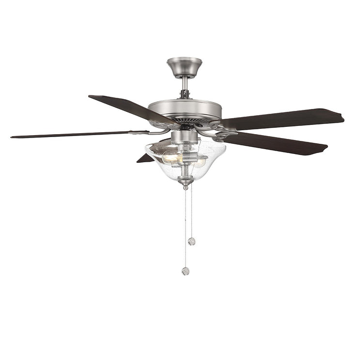 Meridian M2019BNRV 52" Ceiling Fan, Brushed Nickel